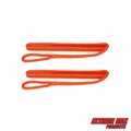 Extreme Max Extreme Max 3006.2594 BoatTector Premium Double Braid Nylon Fender Line Value-3/8" x 6' Neon Orange 3006.2594